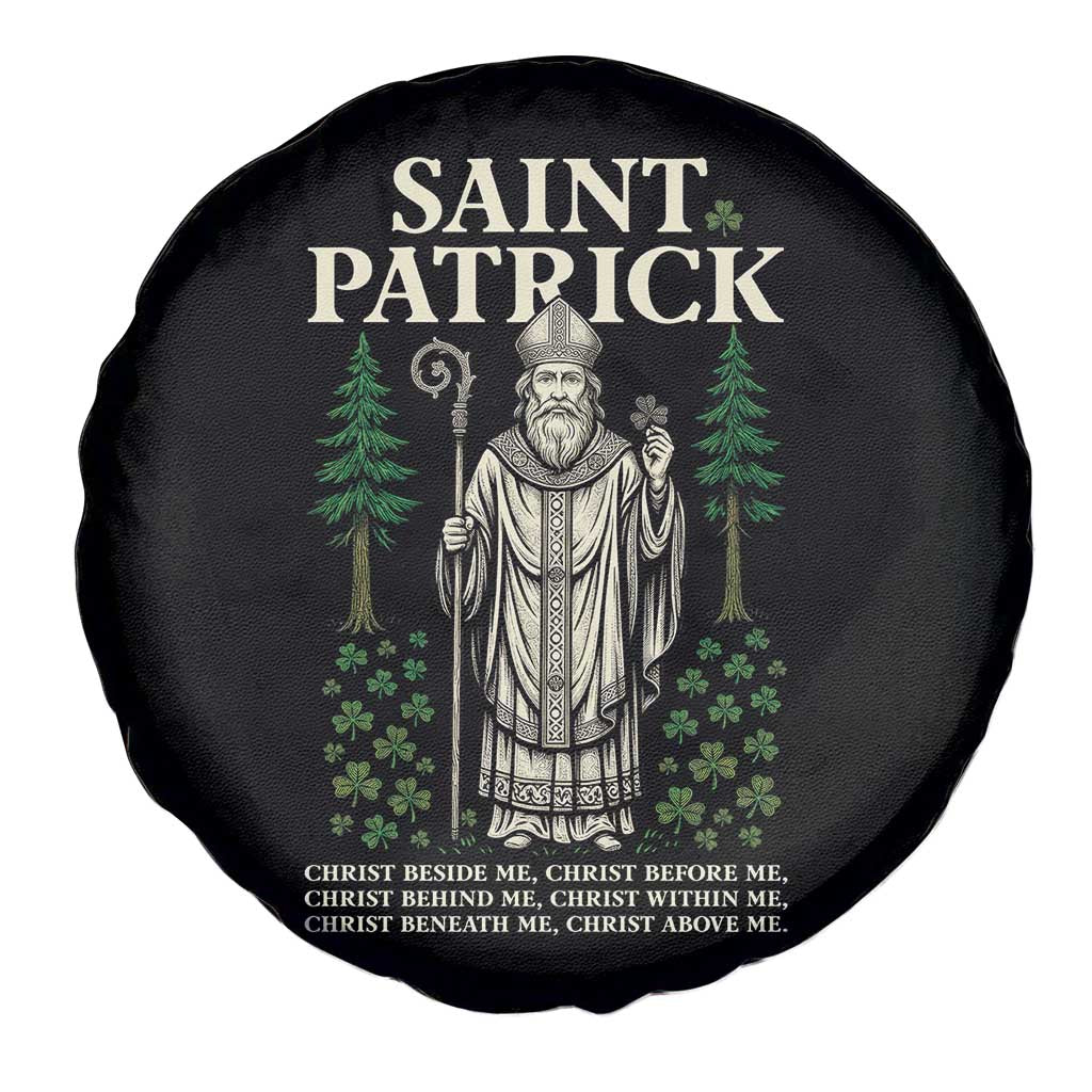 Saint Patrick Breastplate Prayer Spare Tire Cover Irish Christian Gift TS12 Print Your Wear