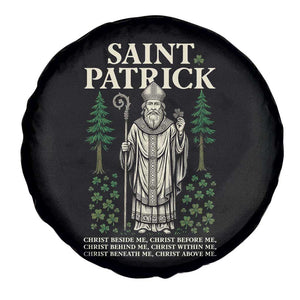 Saint Patrick Breastplate Prayer Spare Tire Cover Irish Christian Gift TS12 Print Your Wear