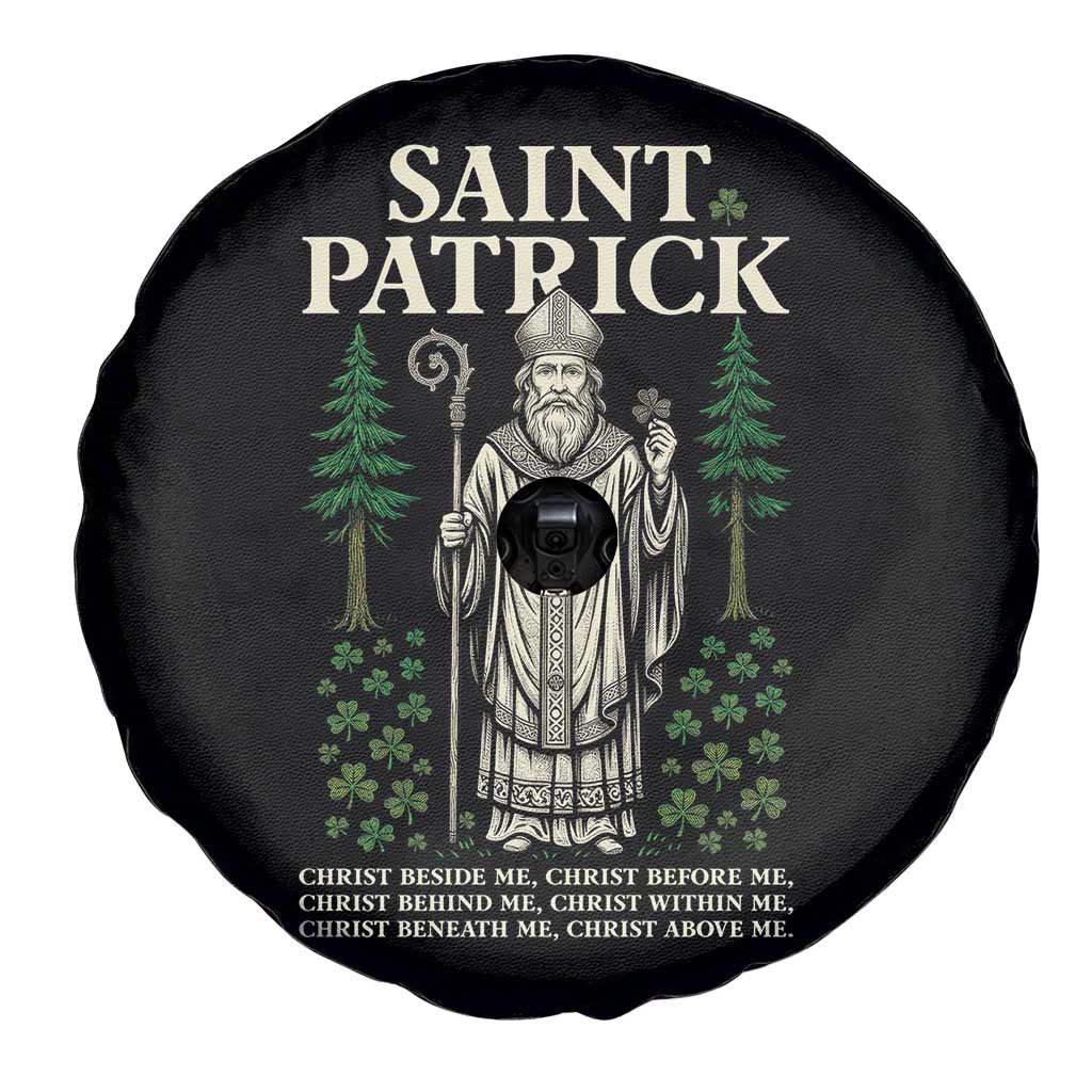 Saint Patrick Breastplate Prayer Spare Tire Cover Irish Christian Gift TS12 Print Your Wear