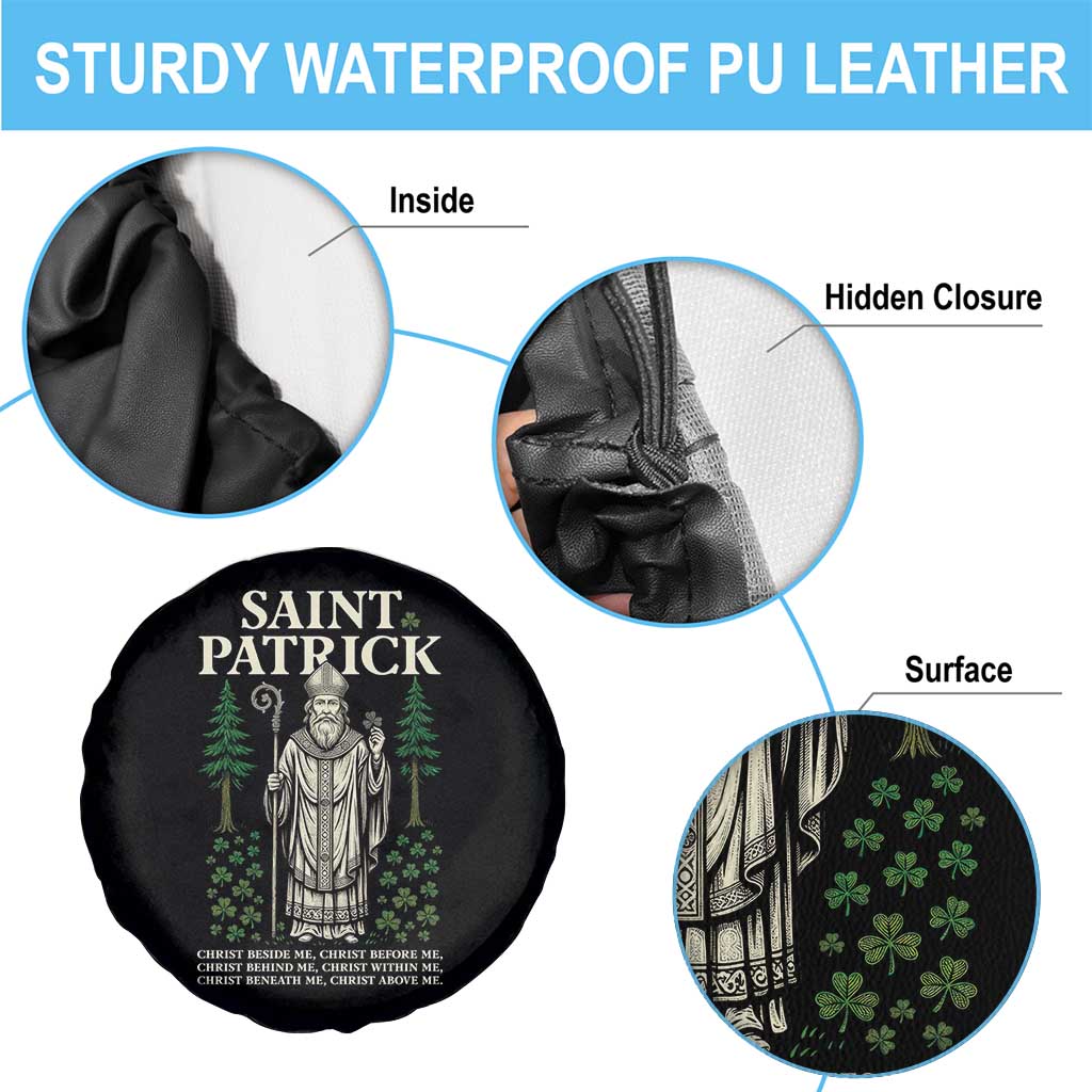 Saint Patrick Breastplate Prayer Spare Tire Cover Irish Christian Gift TS12 Print Your Wear