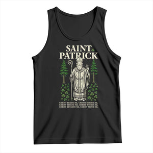 Saint Patrick Breastplate Prayer Tank Top Irish Christian Gift TS12 Black Print Your Wear