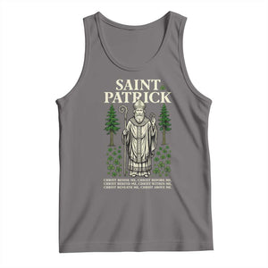 Saint Patrick Breastplate Prayer Tank Top Irish Christian Gift TS12 Deep Heather Print Your Wear