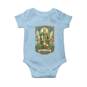 Funny Saint Patrick Go'n Git Snake Baby Onesie St Patricks Day TS12 Light Blue Print Your Wear