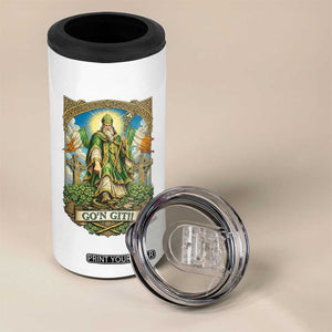 Funny Saint Patrick Go'n Git Snake 4 in 1 Can Cooler Tumbler St Patricks Day TS12 Print Your Wear