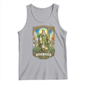 Funny Saint Patrick Go'n Git Snake Tank Top St Patricks Day TS12 Athletic Heather Print Your Wear