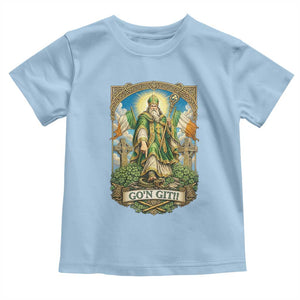 Funny Saint Patrick Go'n Git Snake Toddler T Shirt St Patricks Day TS12 Light Blue Print Your Wear
