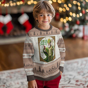 Saint Patrick Go'n Git Ugly Christmas Sweater Funny St Patricks Day Snake Legend TS12 Mocha Mousse Print Your Wear