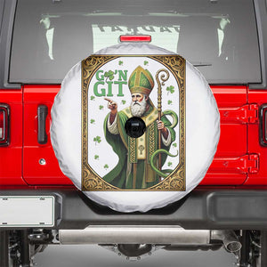 Saint Patrick Go'n Git Spare Tire Cover Funny St Patricks Day Snake Legend TS12 Black Print Your Wear