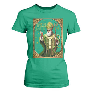 Saint Patrick Go'n Git T Shirt For Women Funny St Patricks Day Snake Legend TS12 Irish Green Print Your Wear