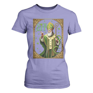 Saint Patrick Go'n Git T Shirt For Women Funny St Patricks Day Snake Legend TS12 Violet Print Your Wear
