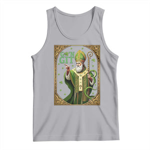 Saint Patrick Go'n Git Tank Top Funny St Patricks Day Snake Legend TS12 Athletic Heather Print Your Wear
