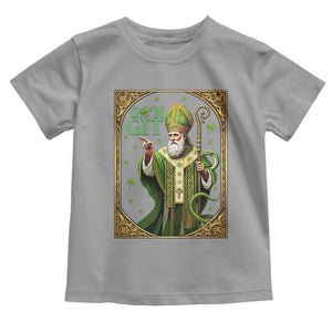 Saint Patrick Go'n Git Toddler T Shirt Funny St Patricks Day Snake Legend TS12 Sport Gray Print Your Wear