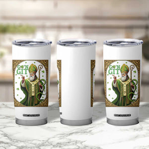 Saint Patrick Go'n Git Tumbler Cup Funny St Patricks Day Snake Legend TS12 Print Your Wear