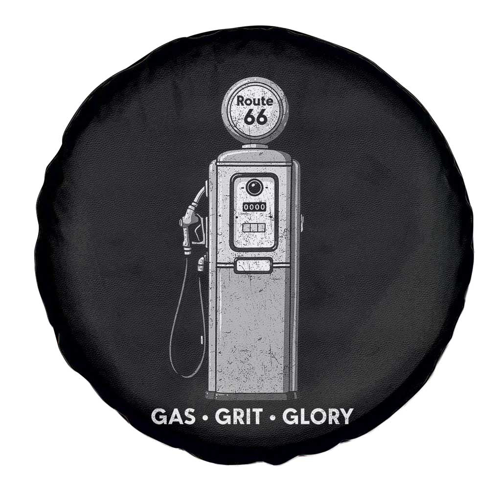 Route Highway 66 Americana Road Trip Spare Tire Cover Gas Grill Glory TS12 Print Your Wear