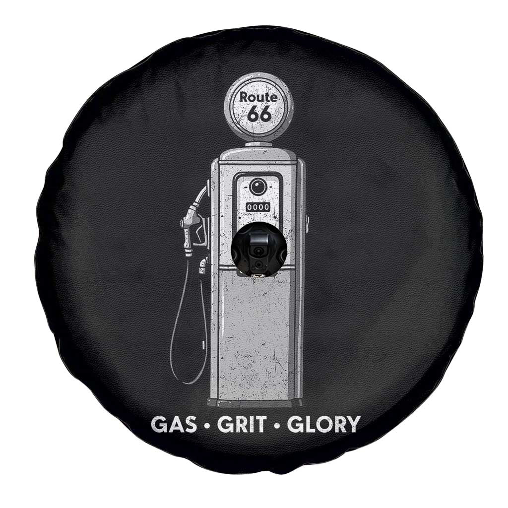 Route Highway 66 Americana Road Trip Spare Tire Cover Gas Grill Glory TS12 Print Your Wear