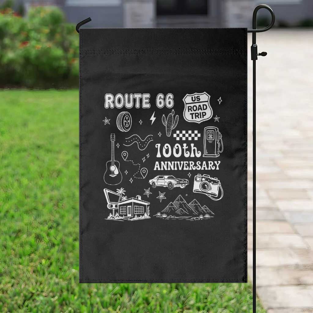 Route Highway 66 100th Anniversary Garden Flag The Mother Road Centennial TS12 Print Your Wear