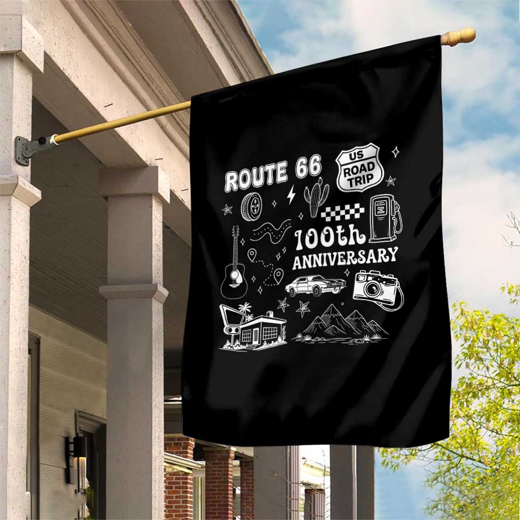 Route Highway 66 100th Anniversary Garden Flag The Mother Road Centennial TS12 Print Your Wear