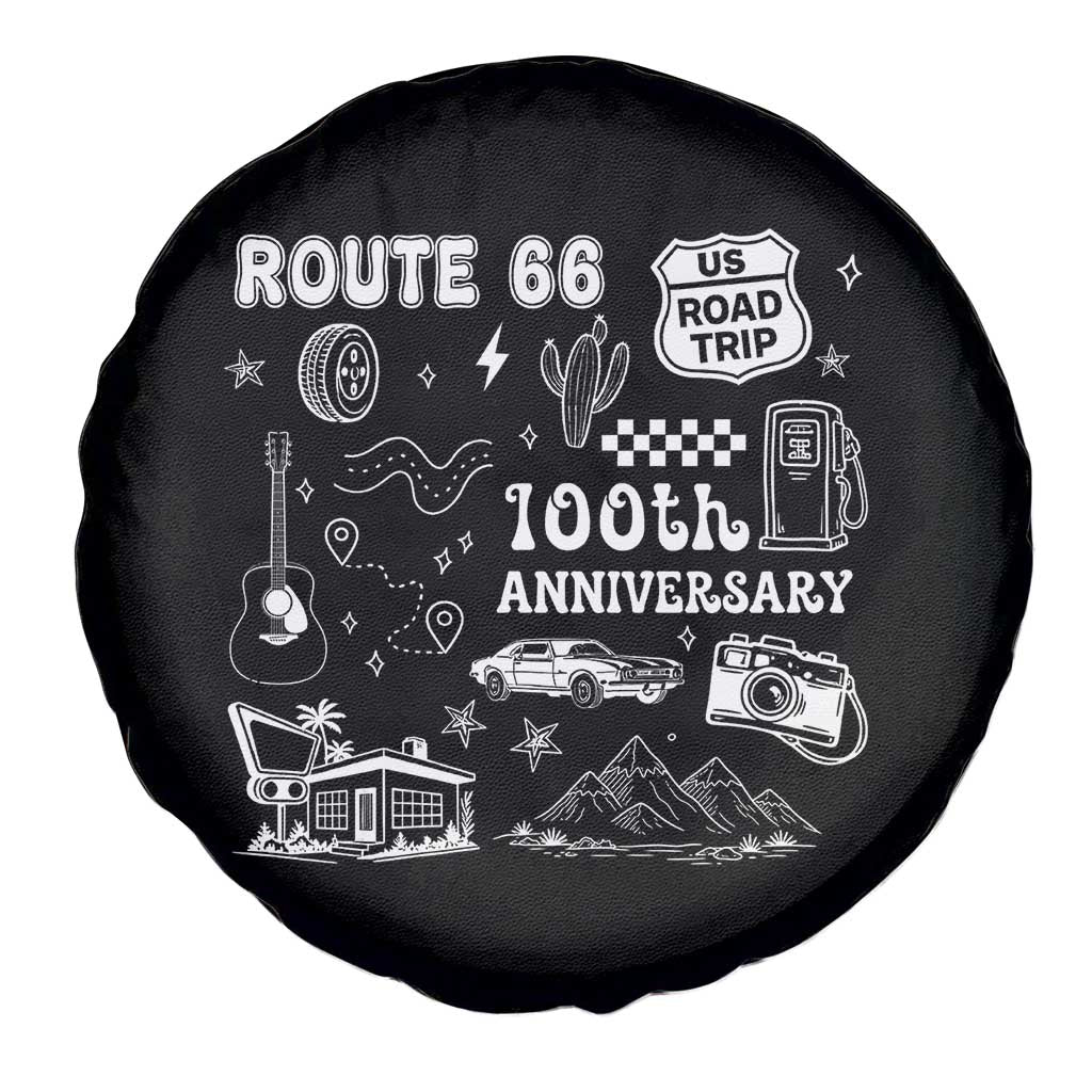 Route Highway 66 100th Anniversary Spare Tire Cover The Mother Road Centennial TS12 Print Your Wear