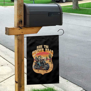 Funny Route Highway 66 Goose Biker Garden Flag Ride The Mother Road TS12 Print Your Wear