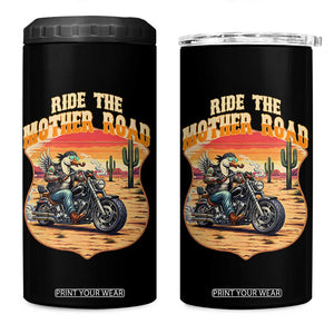 Funny Route Highway 66 Goose Biker 4 in 1 Can Cooler Tumbler Ride The Mother Road TS12 One Size: 16 oz Black Print Your Wear