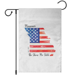 The Show Me State Est 1821 Garden Flag Proud Missourian Gift TS12 White Print Your Wear