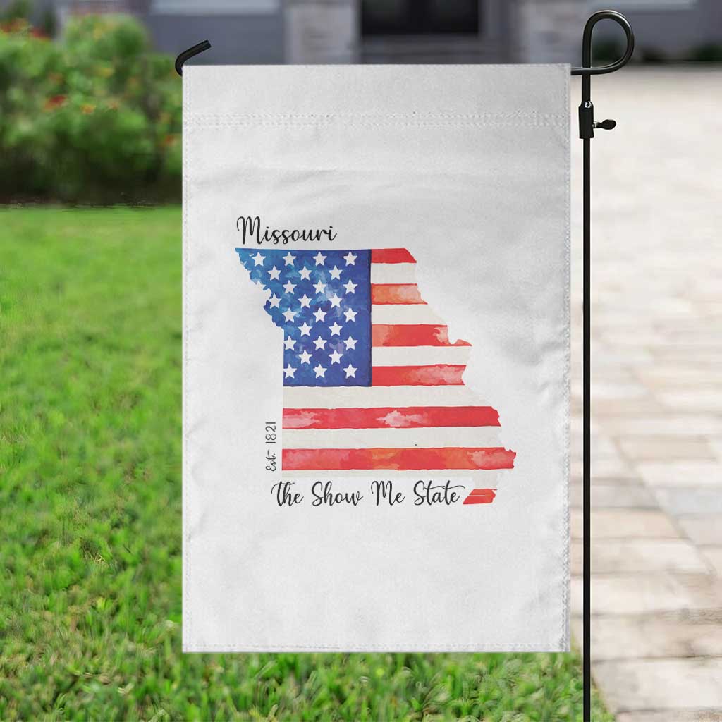 The Show Me State Est 1821 Garden Flag Proud Missourian Gift TS12 Print Your Wear