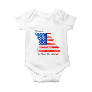 The Show Me State Est 1821 Baby Onesie Proud Missourian Gift TS12 White Print Your Wear