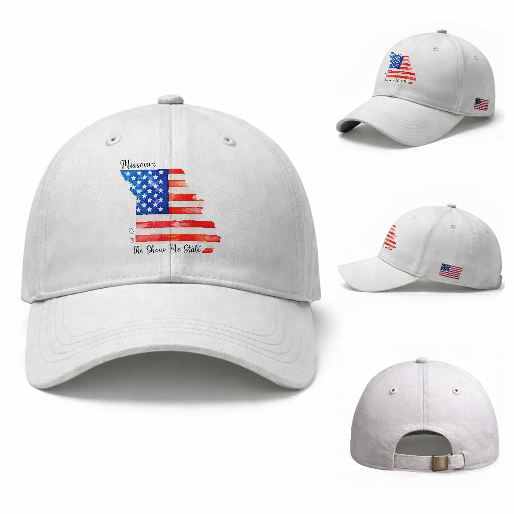 The Show Me State Est 1821 Baseball Cap Proud Missourian Gift TS12 Baseball Cap Universal Fit White Print Your Wear