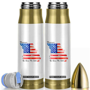 The Show Me State Est 1821 Bullet Tumbler Proud Missourian Gift TS12 White Print Your Wear