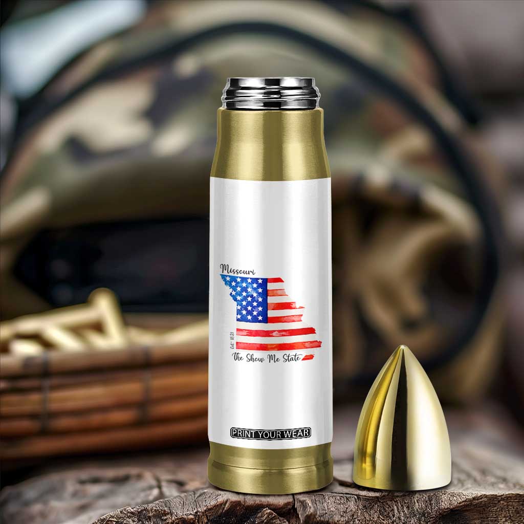The Show Me State Est 1821 Bullet Tumbler Proud Missourian Gift TS12 Print Your Wear
