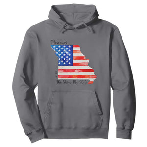 The Show Me State Est 1821 Hoodie Proud Missourian Gift TS12 Charcoal Print Your Wear