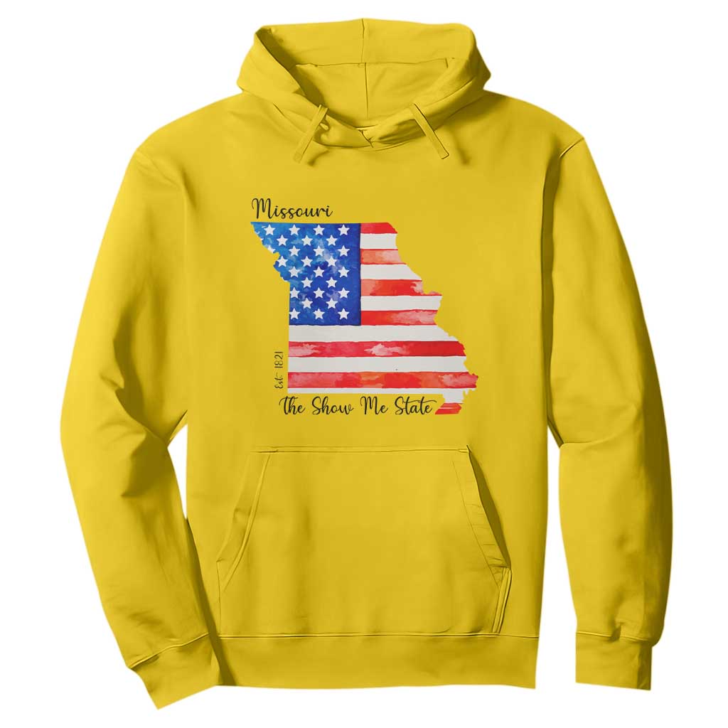 The Show Me State Est 1821 Hoodie Proud Missourian Gift TS12 Daisy Print Your Wear