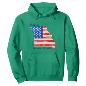 The Show Me State Est 1821 Hoodie Proud Missourian Gift TS12 Irish Green Print Your Wear