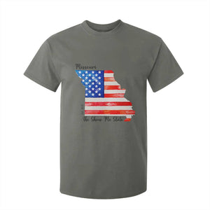 The Show Me State Est 1821 T Shirt For Kid Proud Missourian Gift TS12 Military Green Print Your Wear
