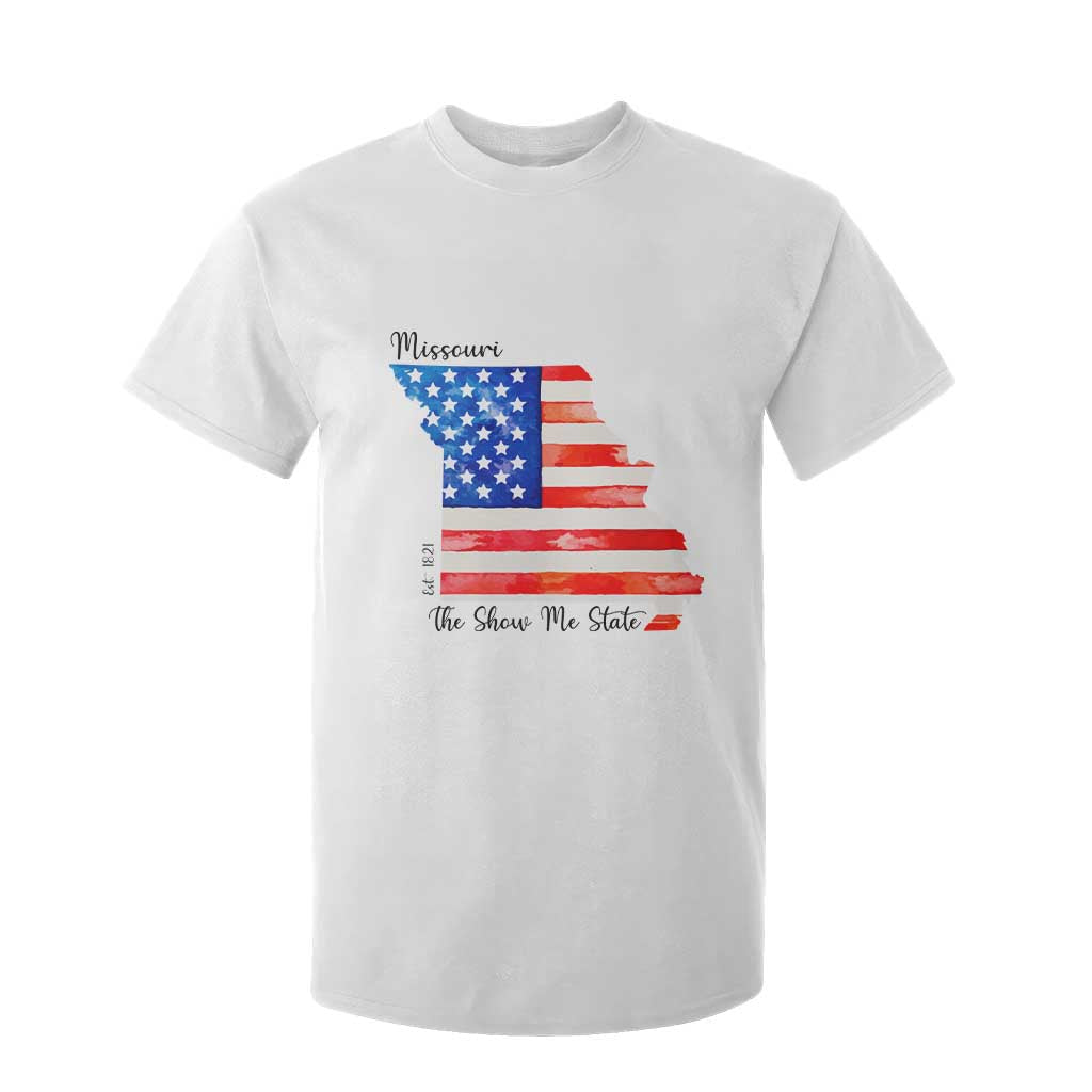 The Show Me State Est 1821 T Shirt For Kid Proud Missourian Gift TS12 White Print Your Wear