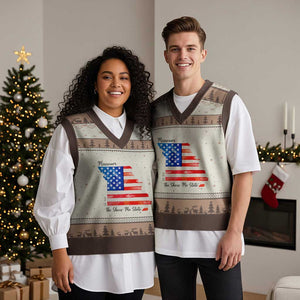The Show Me State Est 1821 V-Neck Knit Sweater Vest Proud Missourian Gift TS12 Mocha Mousse Print Your Wear