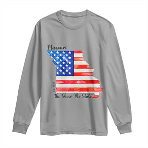 The Show Me State Est 1821 Long Sleeve Shirt Proud Missourian Gift TS12 Sport Gray Print Your Wear