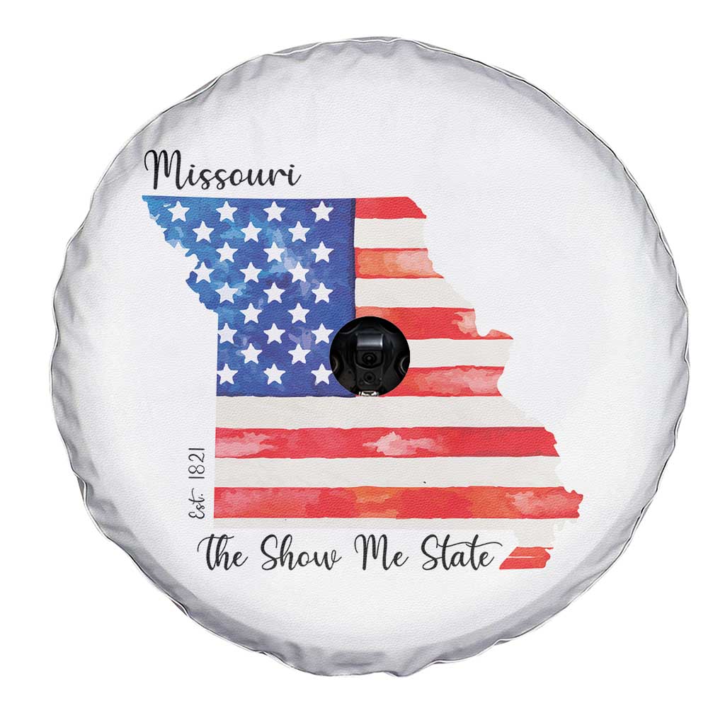 The Show Me State Est 1821 Spare Tire Cover Proud Missourian Gift TS12 Print Your Wear