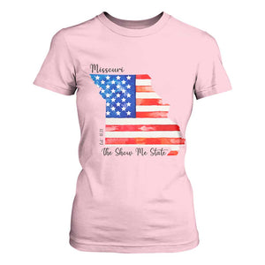 The Show Me State Est 1821 T Shirt For Women Proud Missourian Gift TS12 Light Pink Print Your Wear
