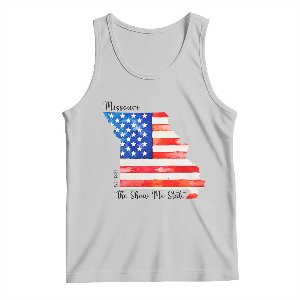 The Show Me State Est 1821 Tank Top Proud Missourian Gift TS12 Ash Print Your Wear