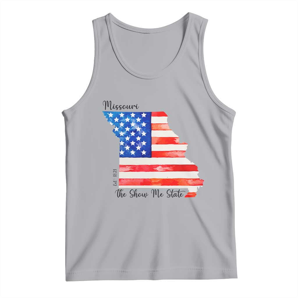 The Show Me State Est 1821 Tank Top Proud Missourian Gift TS12 Athletic Heather Print Your Wear