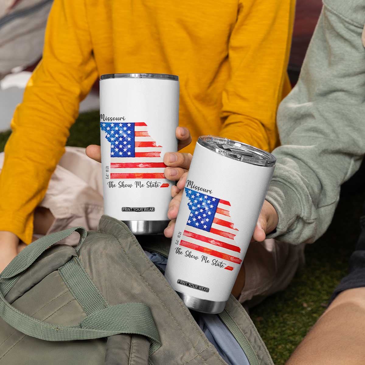 The Show Me State Est 1821 Tumbler Cup Proud Missourian Gift TS12 Print Your Wear