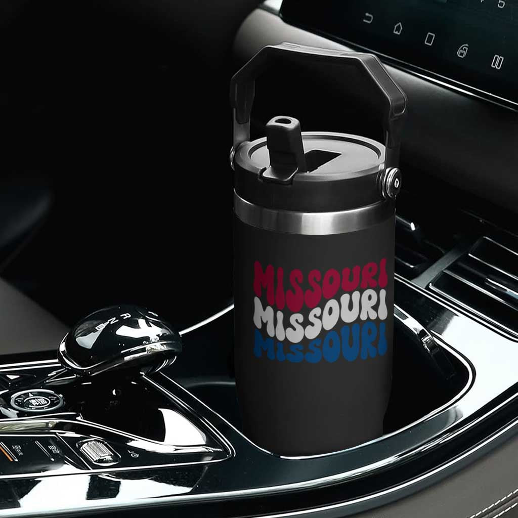 The Show Me State Pride Flip Straw Tumbler Gift For Missouri Lovers TS12 Print Your Wear