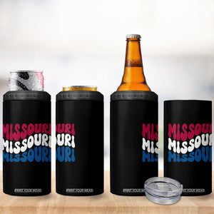 The Show Me State Pride 4 in 1 Can Cooler Tumbler Gift For Missouri Lovers TS12 Print Your Wear