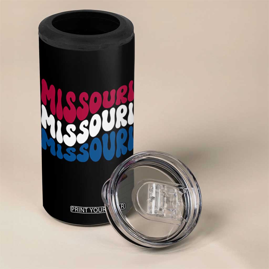 The Show Me State Pride 4 in 1 Can Cooler Tumbler Gift For Missouri Lovers TS12 Print Your Wear