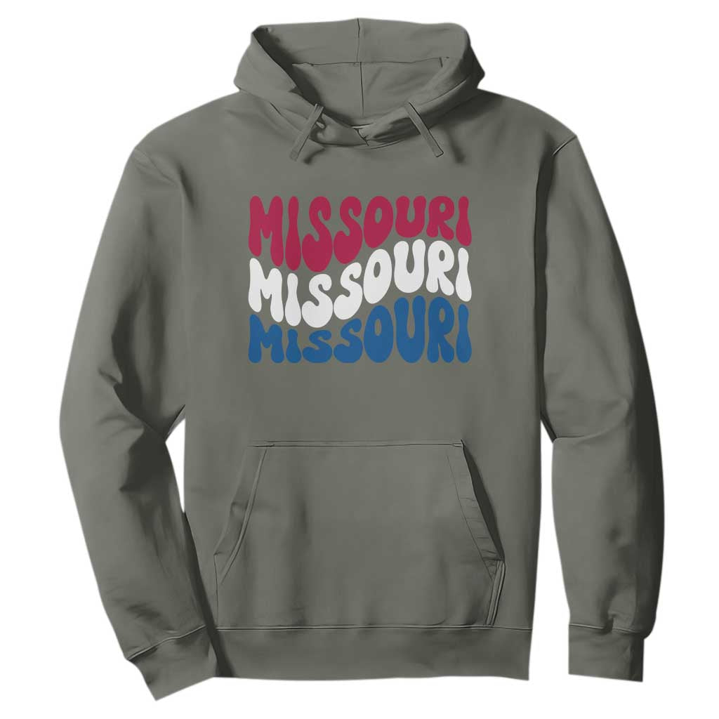 The Show Me State Pride Hoodie Gift For Missouri Lovers TS12 Military Green Print Your Wear