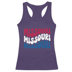 The Show Me State Pride Racerback Tank Top Gift For Missouri Lovers TS12 Purple Print Your Wear