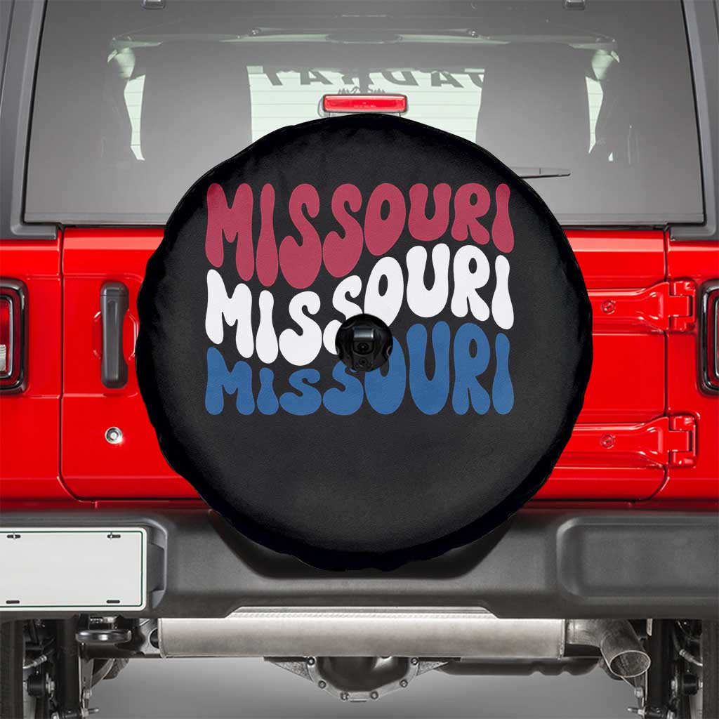 The Show Me State Pride Spare Tire Cover Gift For Missouri Lovers TS12 Black Print Your Wear
