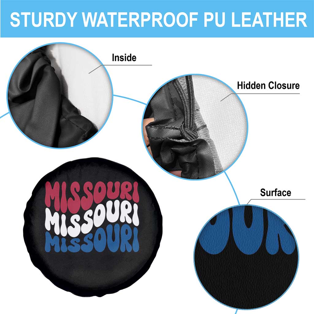 The Show Me State Pride Spare Tire Cover Gift For Missouri Lovers TS12 Print Your Wear