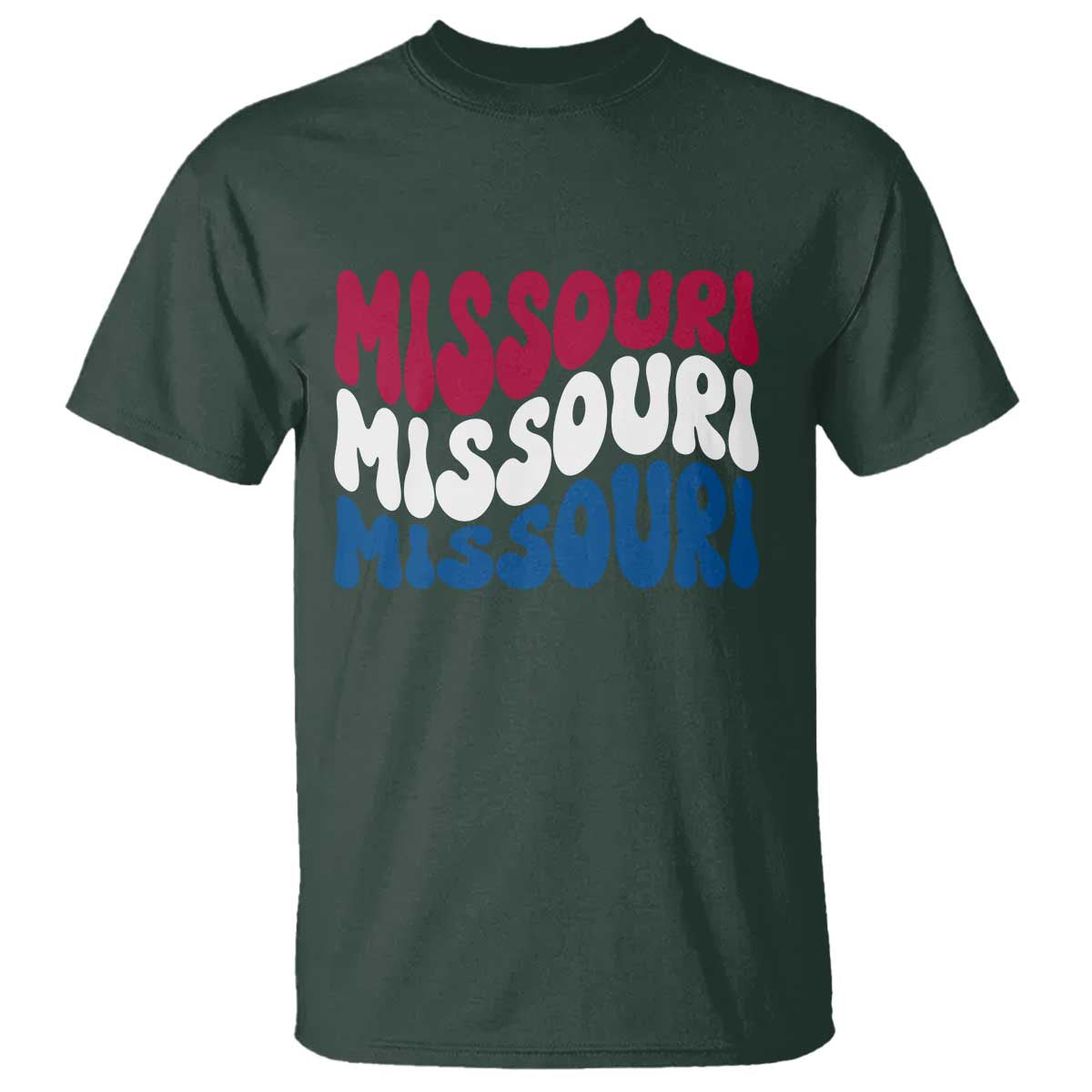 The Show Me State Pride T Shirt Gift For Missouri Lovers TS12 Dark Forest Green Print Your Wear